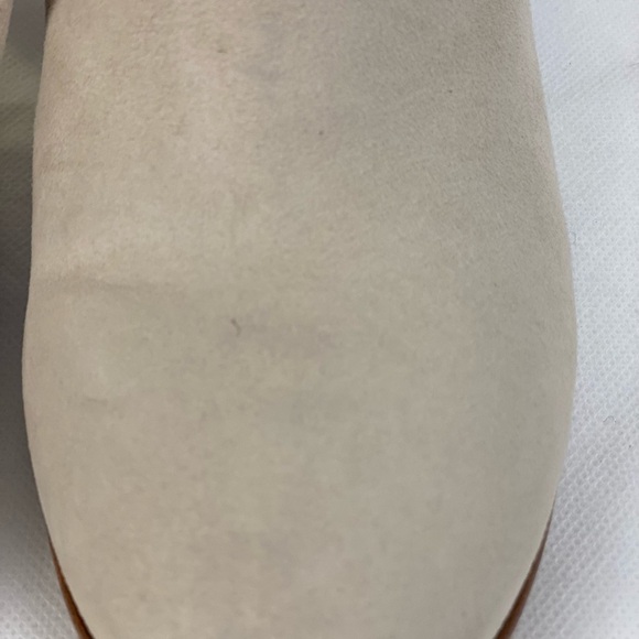 Rachel Zoe Kate Slip On Suede Booties Whip Stitch Detail Block Heel Size 8 - Picture 8 of 11